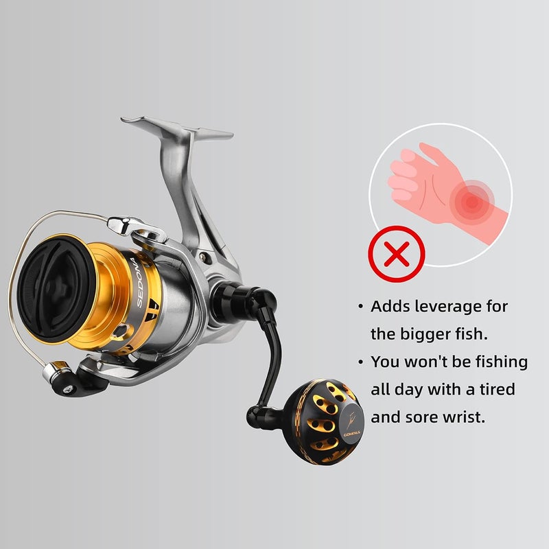 GOMEXUS Power Handle,Shimano Fishing Reel Replacement Parts Compatible for Sahara FI - Image 3